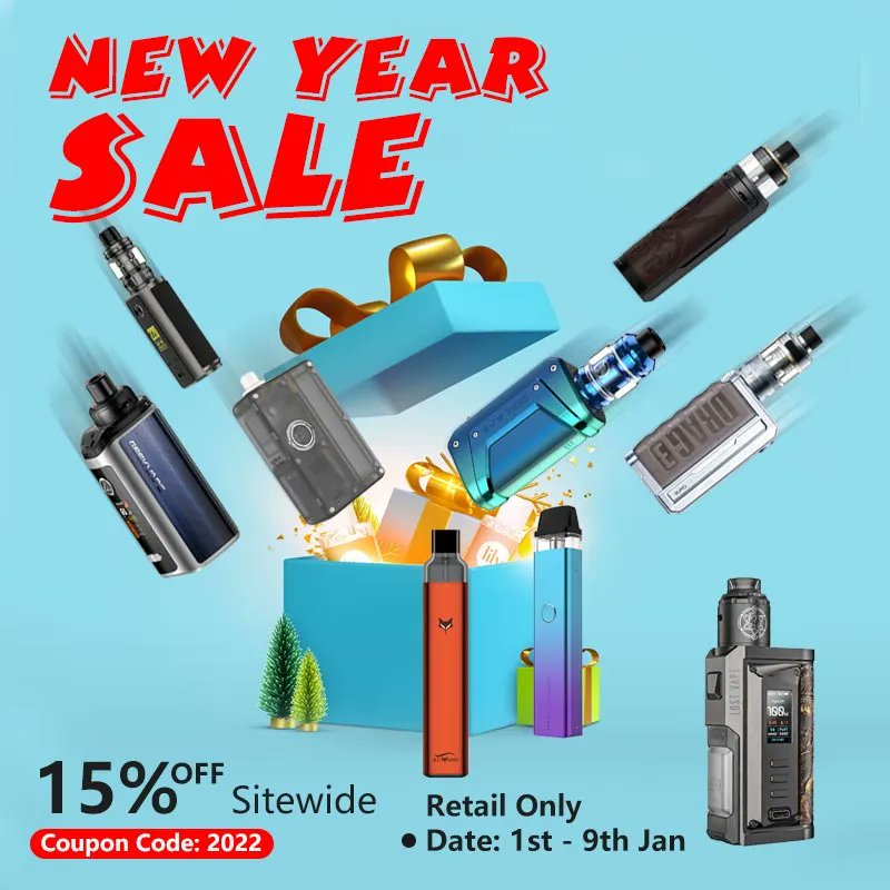 HealthCabin's tweet photo. 🌈🌈
🔝HealthCabin - New Year Sale 2022🔥

1️⃣Sign in to Get 30% OFF
2️⃣15% OFF Sitewide with Coupon Code: 2022
..
📅1st - 9th Jan, 2022
>
More Details:👇
https://t.co/O8K4eEW5WF
>
Shop:👇
https://t.co/ZTPYNJUd27
>
#healthcabin #newyear #newyearsale #promotion #vapewholesale https://t.co/6IK96vVyzb