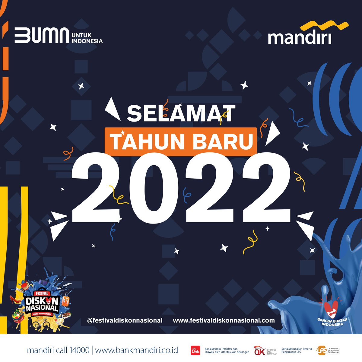 FestivalDiskon's tweet photo. l Terima kasih untuk tahun 2021 telah memberikan banyak pencapaian baik serta keberkahan yang melimpah.

Mari kita sambut tahun 2022. Dan sampai jumpa, 2021!
✈✈✈

#FestivalDiskonNasional #JakartaPunyaDiskon https://t.co/ohx0QvgRgS
