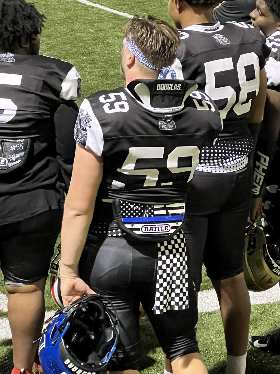 While not his last time playing football….maybe his last time wearing #59. Hard fought game for team Kings. @Andrewnewton59 @EliteRawTalent @RecruitGeorgia