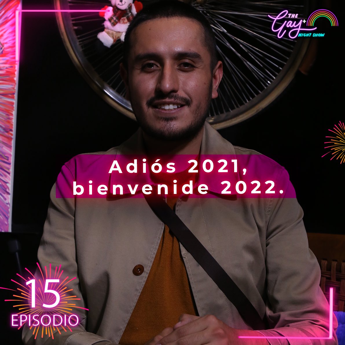 TheGayNightShow's tweet photo. 👋🏽¿Y tú, cómo terminas este 2021?

🤩Festeja con nosotrxs. Antes de que toquen las campanadas, ponle a nuestro episodio 15 y vive con nosotros el cierre del año.

🎊 https://t.co/vRMxMgaGue https://t.co/ih1fTTnSqc