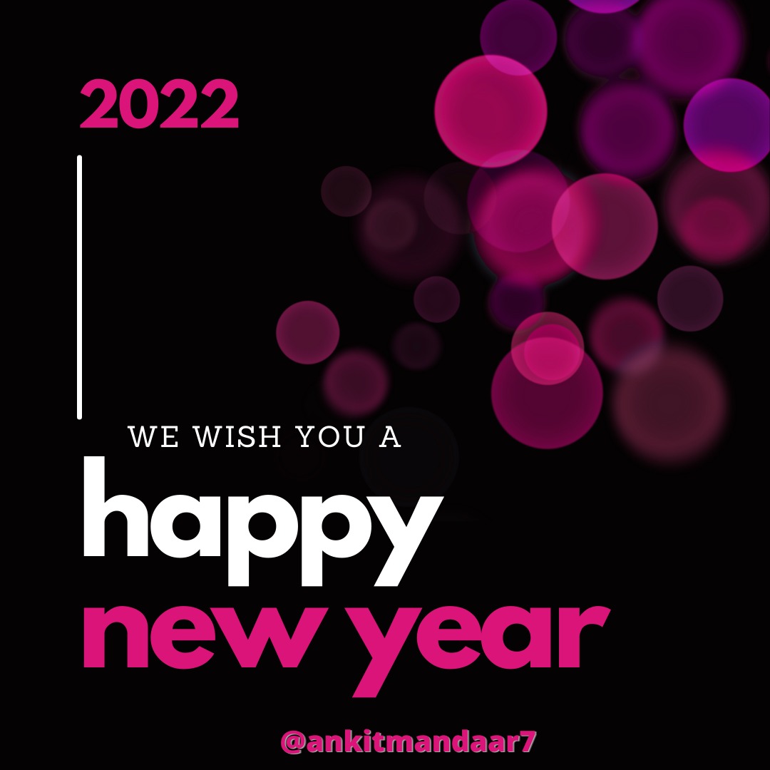 Ankitmandaar7's tweet photo. Wishing you and your family a very warm Healthy and blissful #HappyNewYear2022 🎉🎊
Have a wonderful year ahead.
May this year brings happiness and prosperity in your life. 🙏😊🎉

#नववर्���_2022 #welcome2022 
#HAPPYNEWYEAR2022 https://t.co/zhWJBE5b7l
