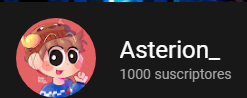 Asterixn_'s tweet photo. QUE BONITA MANERA DE CERRAR EL AÑO :3 , LLEGUE A LOS 1K EN YT , 1K MANITO 
ME DESCUIDE MUCHO DE MI CANAL POR TWITCH PERO IGUAL SE LLEGO ❤.
FELIZ AÑO NUEVO A TODOS 
HOY SE CIERRA UNA ETAPA , NADA DURA PARA SIEMPRE ^_^
TODO SE LO DEBO A MI COMUNIDAD❤🐒 https://t.co/pFK2Du5vot