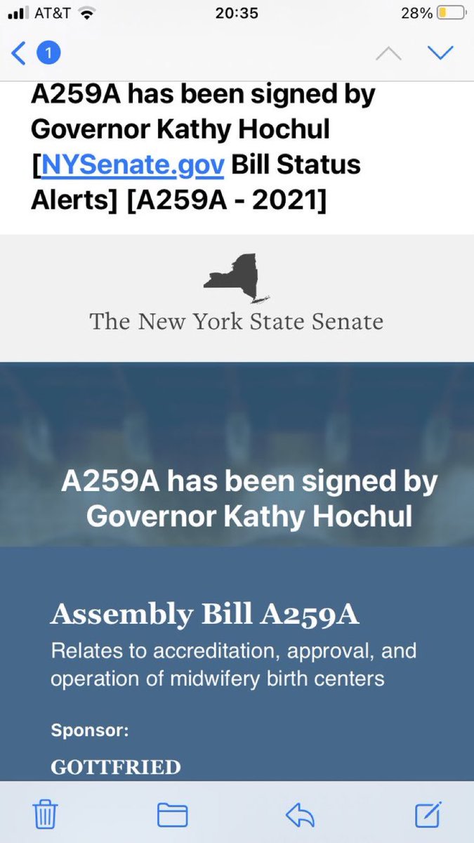 Looking forward to partnering with @NYSDOH <a href="/DrMaryTBassett/">Dr. Mary T. Bassett</a> to bring about real change for #NYS #NYC birthing people to access #midwifery #BirthCenters thanks <a href="/GovKathyHochul/">Governor Kathy Hochul</a> for #signA259aS1414a thanks <a href="/DickGottfried/">Richard Gottfried</a> <a href="/NYSenatorRivera/">Gustavo Rivera</a> for sponsoring our bill.