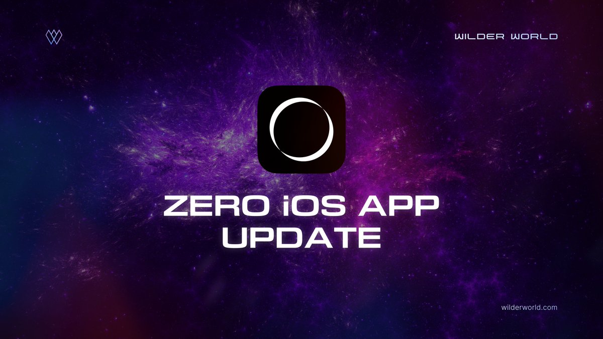 New <a href="/zero__tech/">ZERO</a> iOS app 📱🔥

Be sure to sign up for the #WilderWorld network on desktop prior to downloading the app 💻: zer0.io/a/invite/2QJLs…

Download the app here 👾: apps.apple.com/us/app/zer0-os…

Learn more here 🗞️: zine.wilderworld.com/update-new-ver…