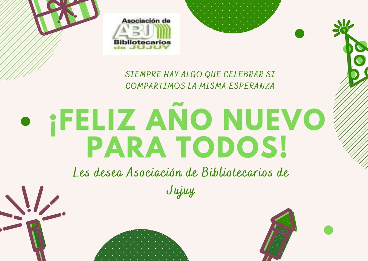 ABJUJUY's tweet photo. ABJ brinda para que el 2022 sea un año de concreciones personales y profesionales, con mucha armonía en las vida de todos.
 Feliz año para cada uno de ustedes! 🥂🎄 https://t.co/kVMOSpYzsA