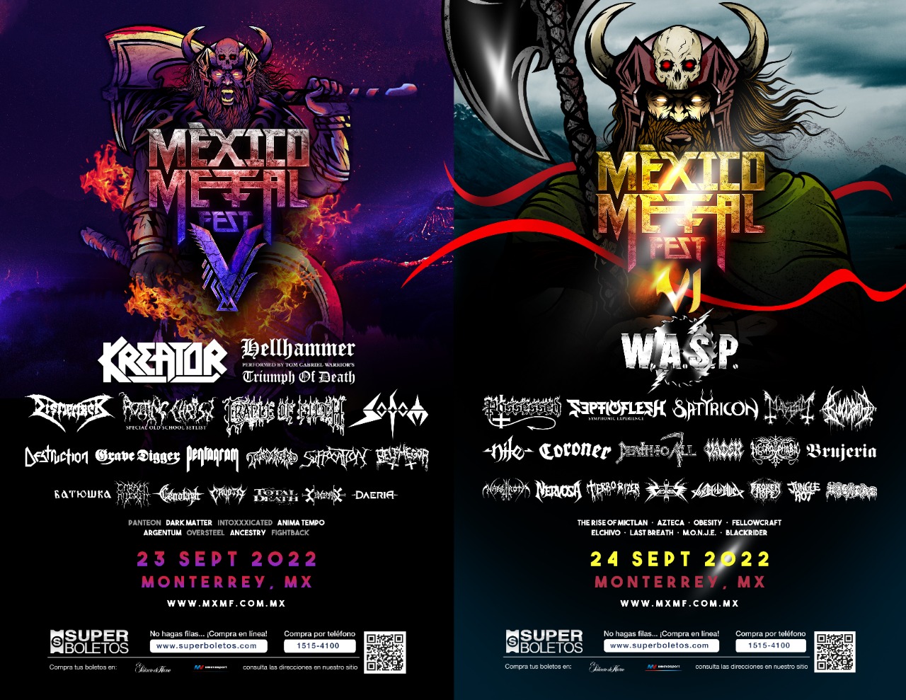 Mexico Metal on Twitter: "Sobrinos, que mejor forma de terminar el año que con el cartel final del y del #MxMFVI. Hay algunas extras agregadas al cartel Brujeria