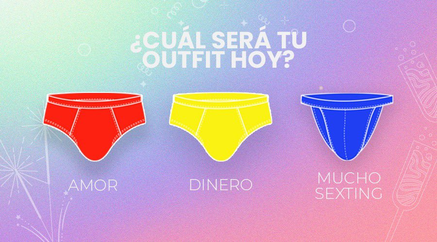 ¿Qué no te puede faltar el próximo año? 😏

❤️ El Amorts
💛 La dinerita
💙 El Sexting