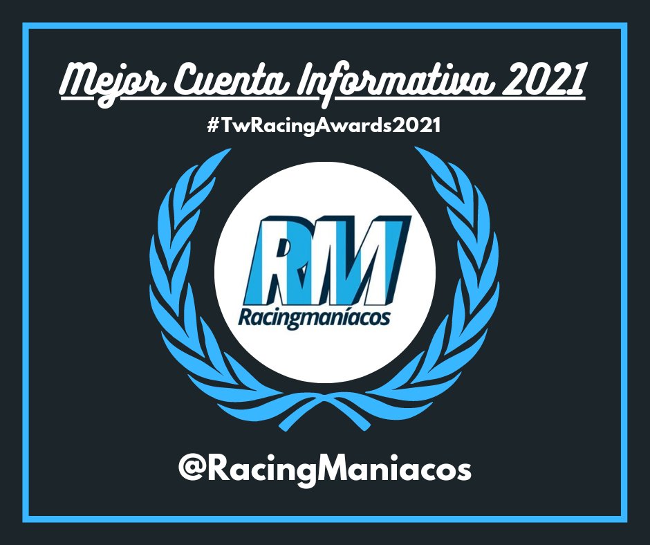 Ustedes eligieron a <a href="/RacingManiacos/">Racingmaníacos</a> como la mejor cuenta Informativa del 2021.
Felicitaciones🏆