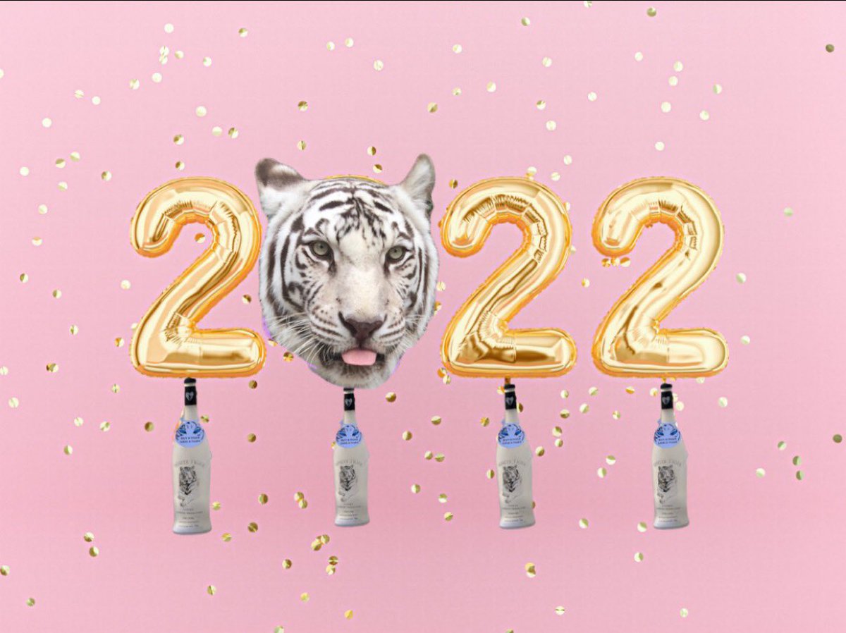 Happy New Year from White Tiger Vodka! Here’s to a 2022 filled with health, happiness, and many reasons to celebrate with a bottle of White Tiger!