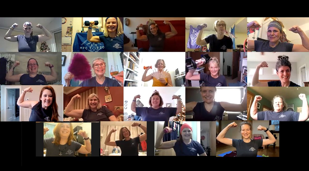 #isolationsquad @mypeakchallenge @samheughan @valbo00 
This group of Peakers from all over the UK, Europe, the US, and Canada has completed another year of working out together via Zoom, and almost two years since the pandemic started.

Well done, all! That's a wrap on #MPC2021