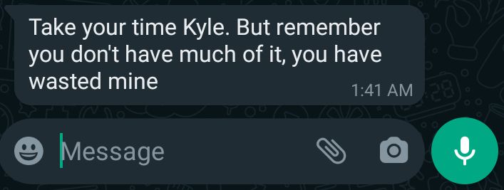 kylesamai's tweet photo. I should have just gone to sleep😐 https://t.co/fo2klPr3ua