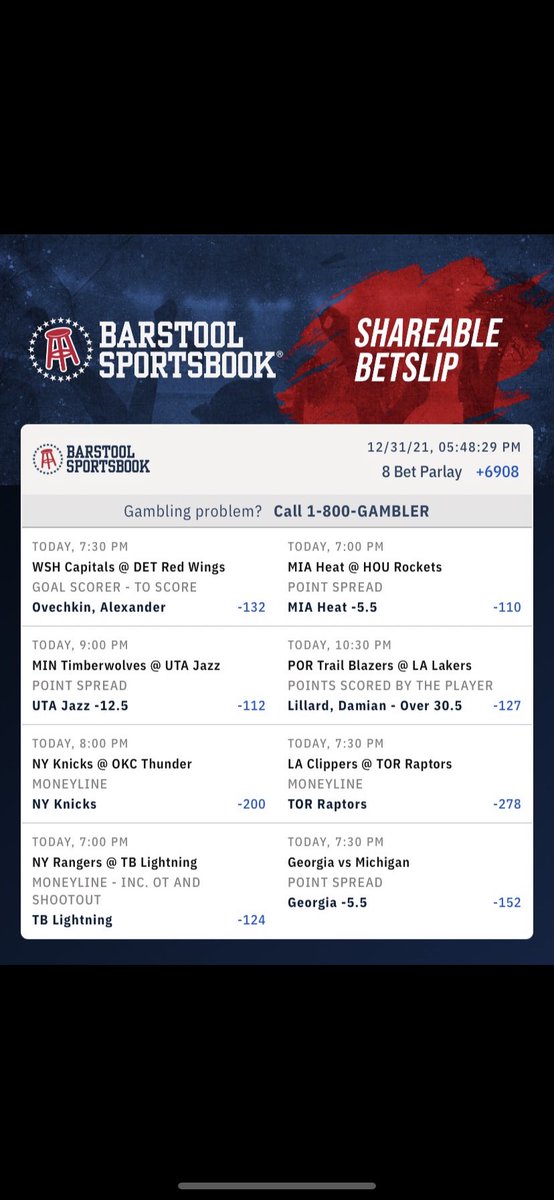 <a href="/PicksCentral/">Picks Central</a> <a href="/BSSportsbook/">Bullshit Sportsbook</a> CORRECTION: This is the one to save 2021.

Responsibly. <a href="/PicksCentral/">Picks Central</a> <a href="/BSSportsbook/">Bullshit Sportsbook</a>