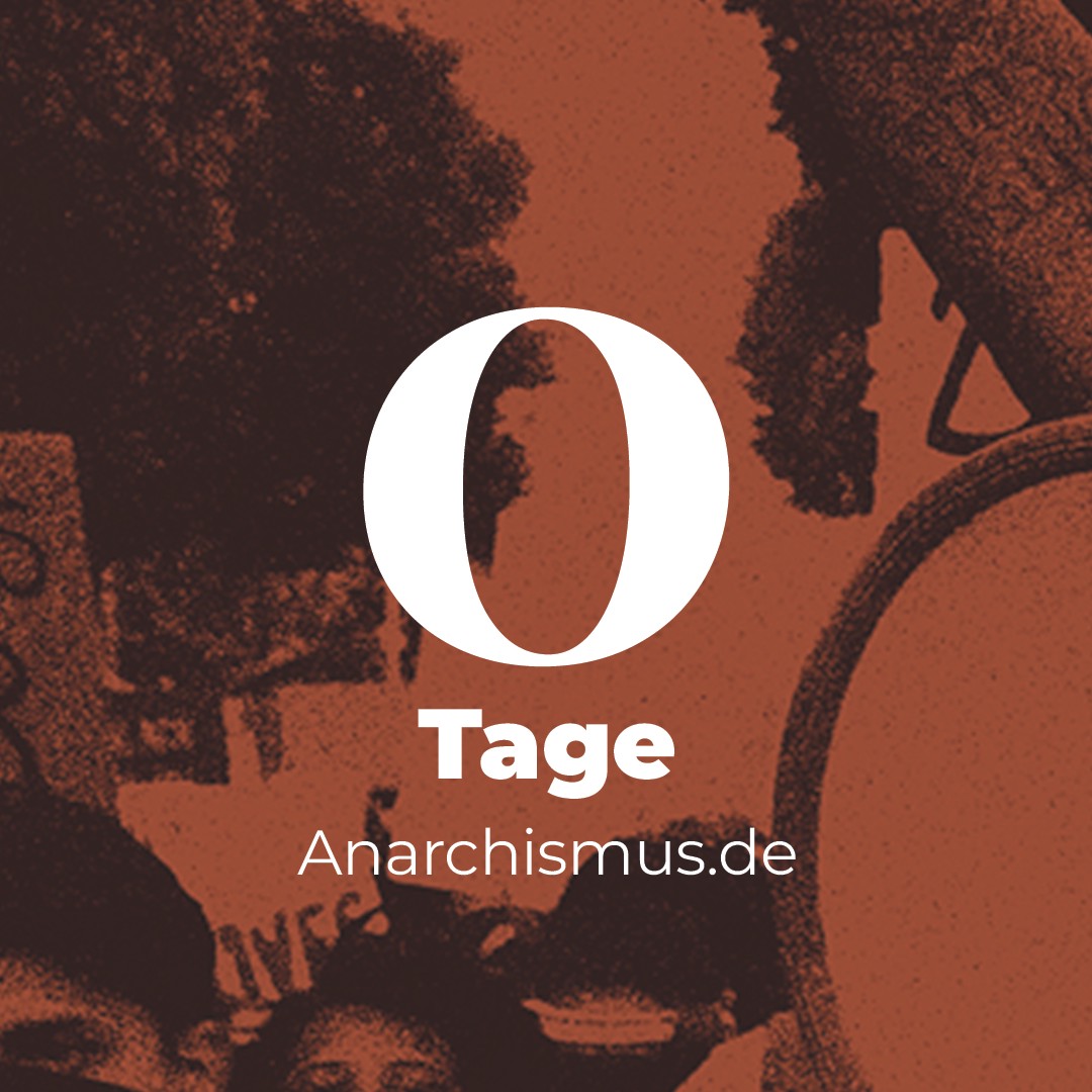 Es ist soweit! Willkommen 2022 - Willkommen anarchismus.de! Unsere Seite ist online! 

#Anarchismus #Anarchie #Anarchokommunismus #Anarchafeminismus #Sozialismus