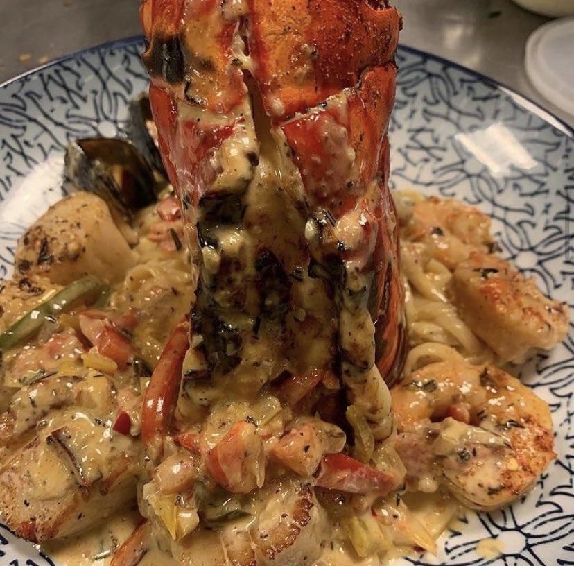 C3Chef's tweet image. Lobster Tower 🦞 Making the Ordinary- Extraordinary #savinghospitality #chefcarlosbrown