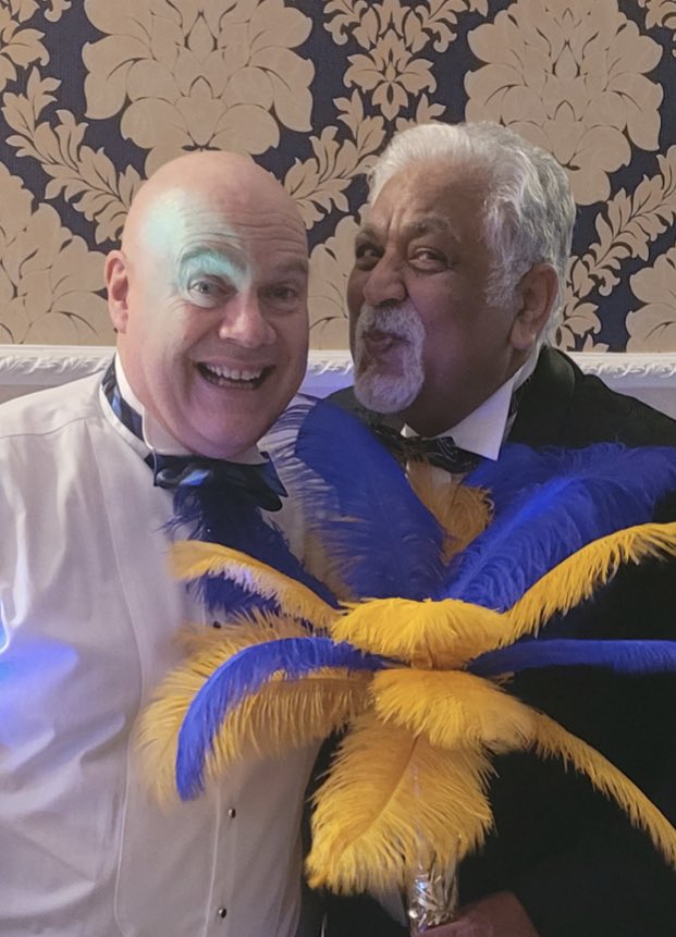 @RochdaleDistri1 Chairman &amp; Charity Steward are having a great time at the NYE Ball #Freemasons
#theSquareMagazine
#UGLE_GrandLodge
#TogetherEastLancs
#Freemasonry
<a href="/Freemasonry2day/">Freemasonry Today</a>
<a href="/WorvellMichelle/">Michelle Worvell</a>