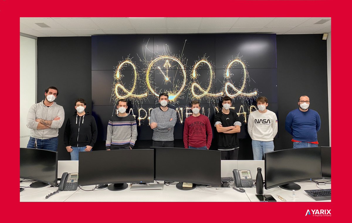 yarixsocial's tweet photo. Felice anno nuovo dal nostro SOC e da tutto il team Yarix!
Come ogni anno, in prima linea a Capodanno in prima linea tutto lโanno! ๐๐
#byebye2021 #BuonAnno2022 #happynewyear #newyeareve #cybersecurity #24x7monitoring #YCSOC https://t.co/B0fdwJLmWC