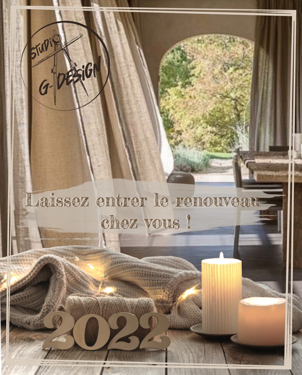 GregDesign33's tweet image. ✨Bonne Année !!! ✨
Je tiens à vous souhaiter une belle et heureuse année 2022 pleine d'énergie et de beaux projets ... déco, évidement !

Ps: J'ouvre mon carnet pour vous laisser une place dispo 😉😅

#happynewyear #nouvelleannée #newyear #renouveau #deco #decorationinterieur