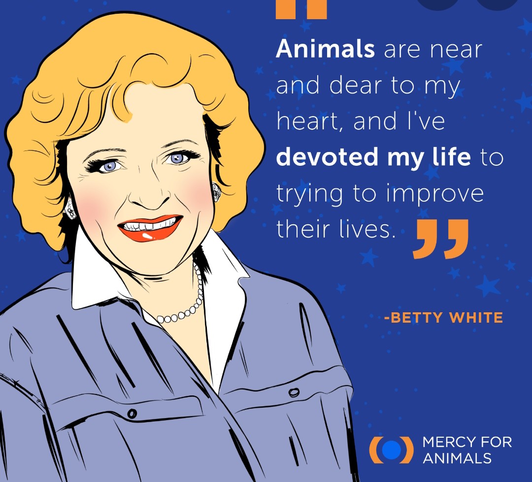 NoraIsabelCross's tweet photo. #BettyWhite had a an amazing career and will always be remembered. 
I loved her in #GoldenGirls and I loved her even more for her dedication to #animalsrights https://t.co/4Tpexd92LU