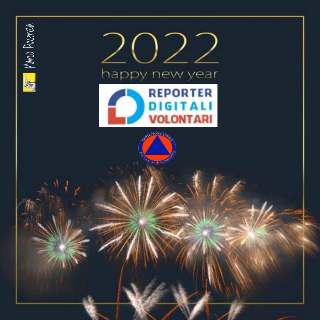 PCProvAL's tweet photo. Auguri di buon anno dai nostri #ReporterDigitaliVolontari ! 🎉🥂 https://t.co/mhahxyn7No