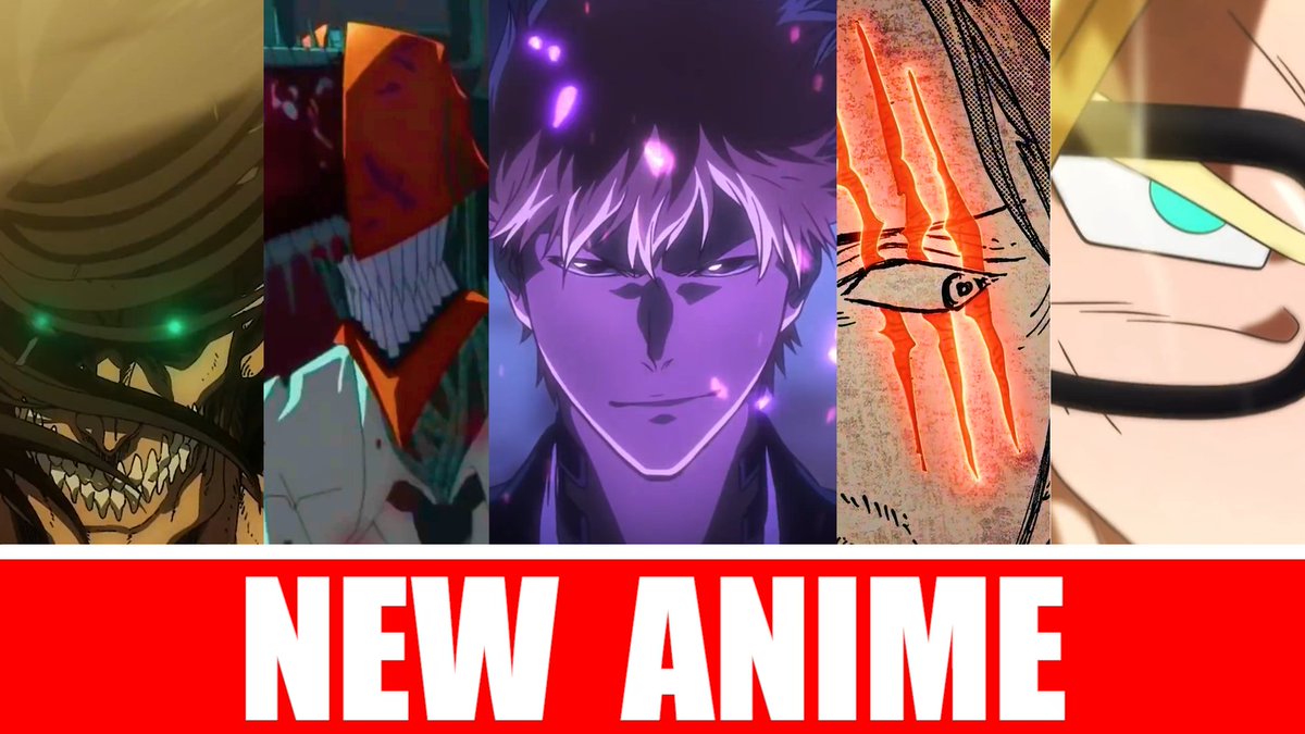 2022 MEGA HYPE ANIME youtu.be/LeRcChgH75o via YouTube 

Bleach Thousand Year Blood War
Attack on Titan Final Season Part 2
One Piece: Red
Dragon Ball Super: Super Hero
Chainsaw Man
Yugioh Go Rush
Overlord Season 4
My Hero Academia Season 6