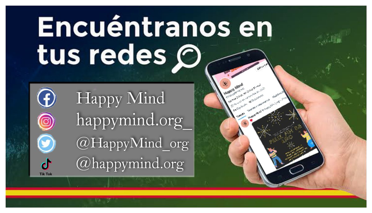 HappyMind_org's tweet photo. Síguenos en nuestras redes sociales:
🧠Facebook: https://t.co/Y9rCjDFrv9
🧠Instagram:
https://t.co/i5cFO4dpsx
🧠Tik Tok:
https://t.co/VAAzwN3orQ https://t.co/acgyeqoHFW