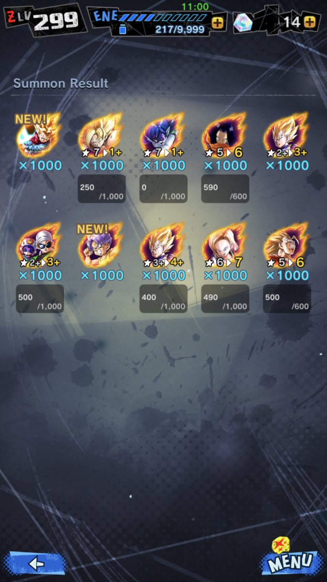 simple543's tweet photo. @DB_Legends U know what’s funny I was scrolling and NO ONE pulled blue bois how come they got the same pull rate but no one pulled emm👀👀 https://t.co/KLEopwQAwz
