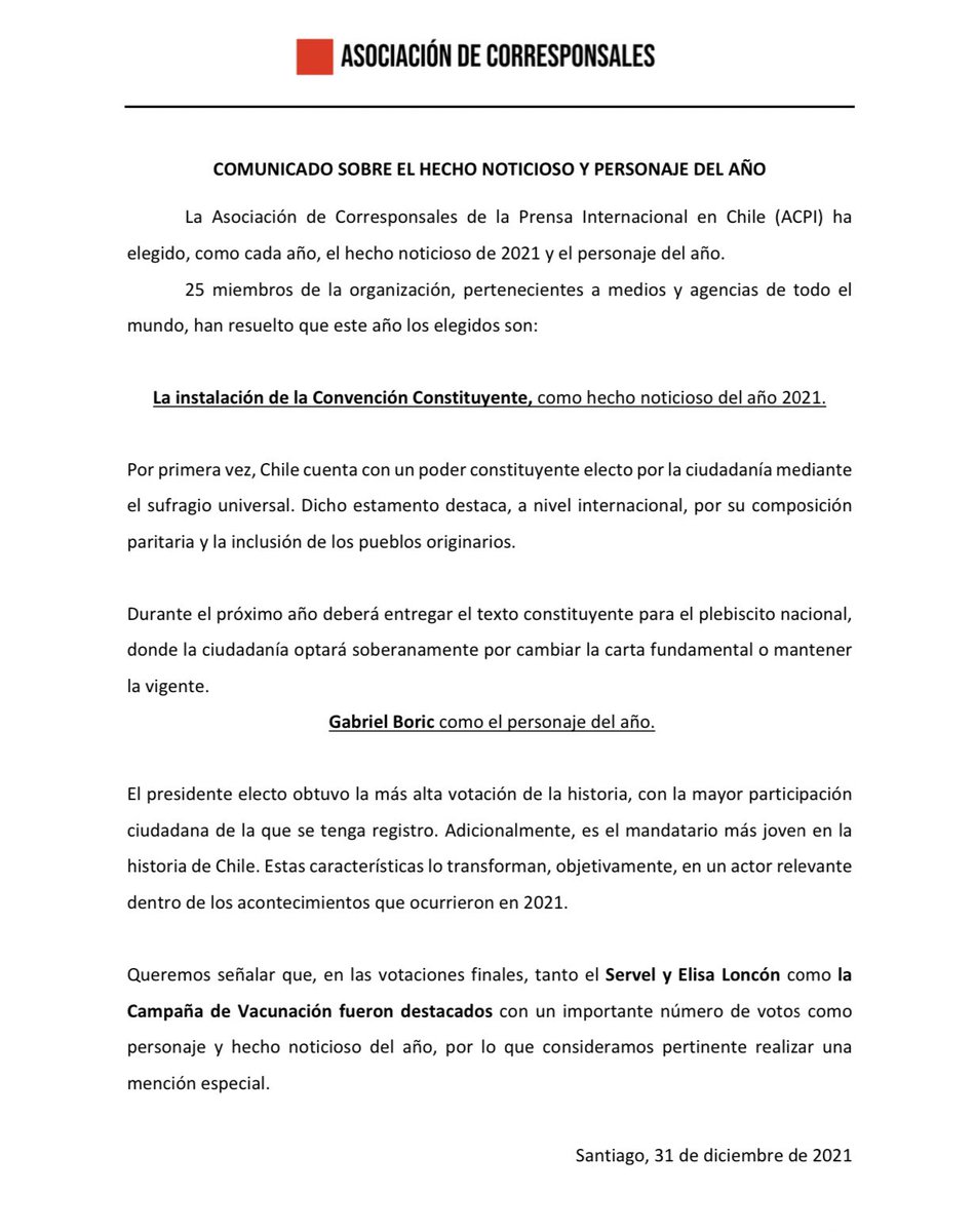 Corresponsales Chile tweet media