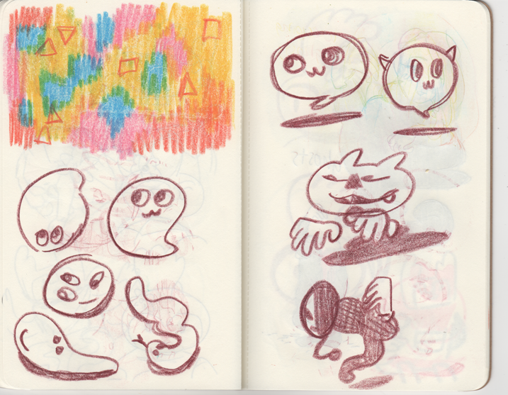 Art supply MVP of the year was the huge stash of prismacolor pencils I got as a hand-me-down. All the color combining and mark-making fun without the hassle of getting out the paint set