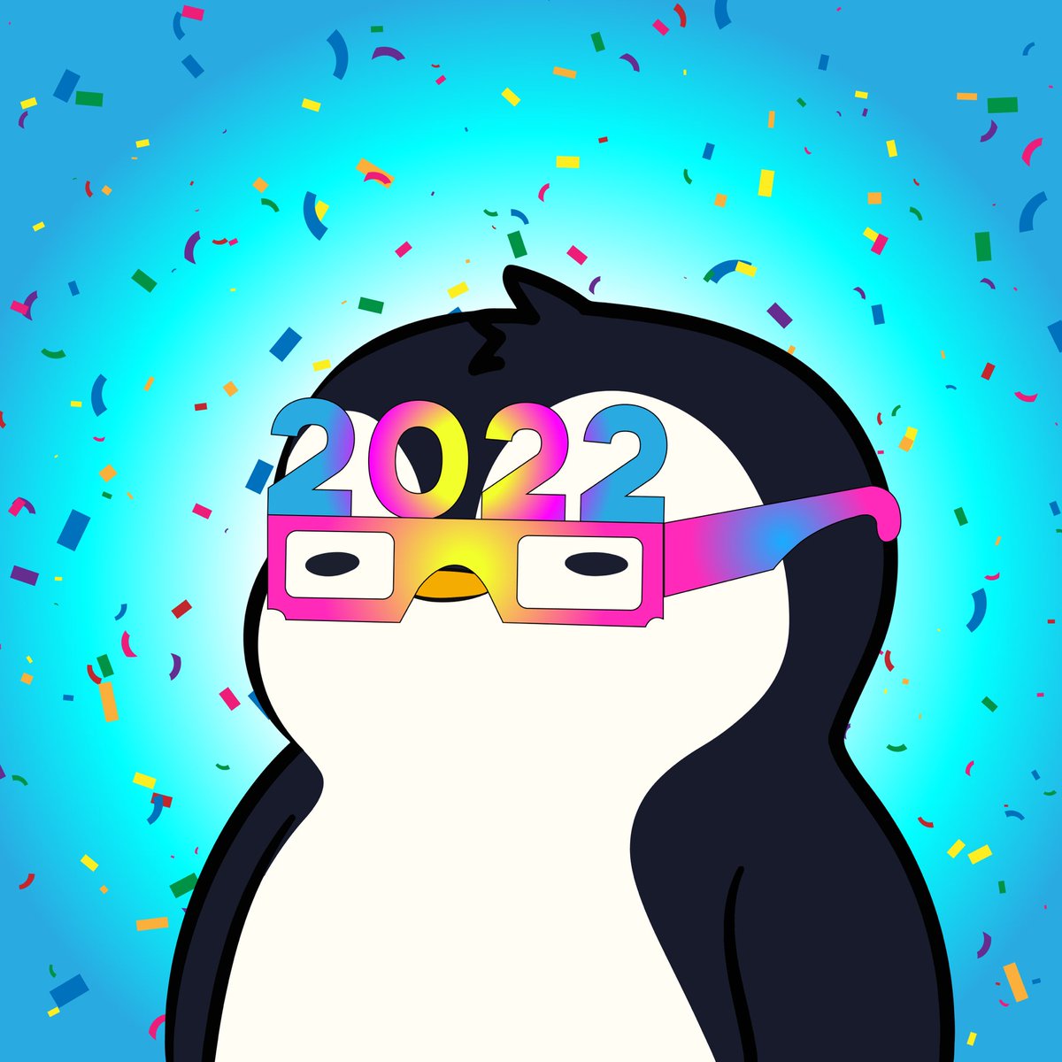 pudgypenguins's tweet photo. Happy New Years! 2021 was an unbelievable year and we couldn’t have done it without all of you… The Pudgy Penguins. Thank you.

Cheers to 2022 and all of the new adventures it will bring to The Huddle! 🐧🥳 https://t.co/GuqSsISAW3