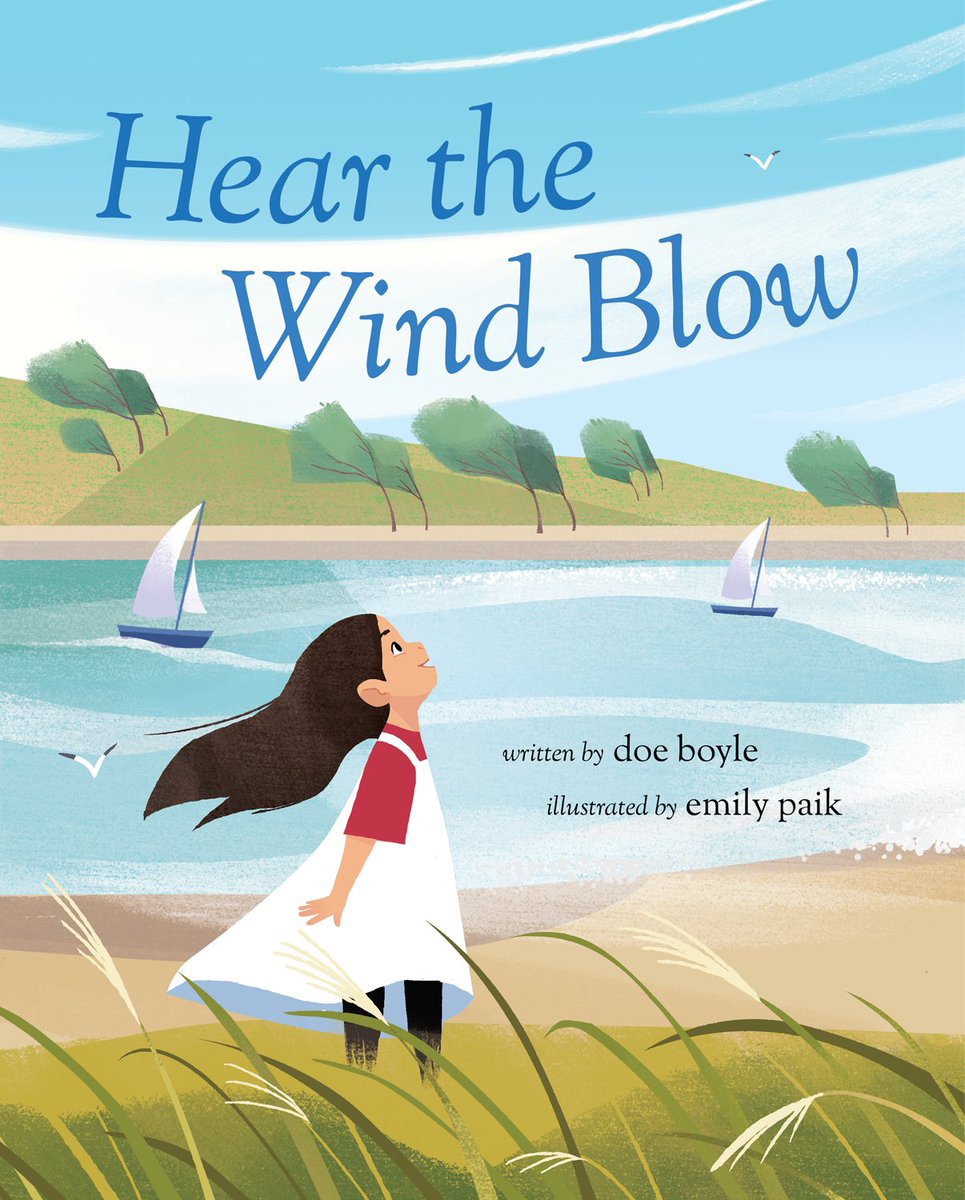 nchurnin's tweet photo. Dec. 31, 2021 KidLitQuoteOfTheDay: "Note a kiss of air -- a soft breath, a phantom wisp, faint as shadows, cool and crisp."-- Hear the Wind Blow by @redbirddoe , illustrated by @emilypaik01 @AlbertWhitman @chipublib #kidlit https://t.co/x8VBkZsLRV