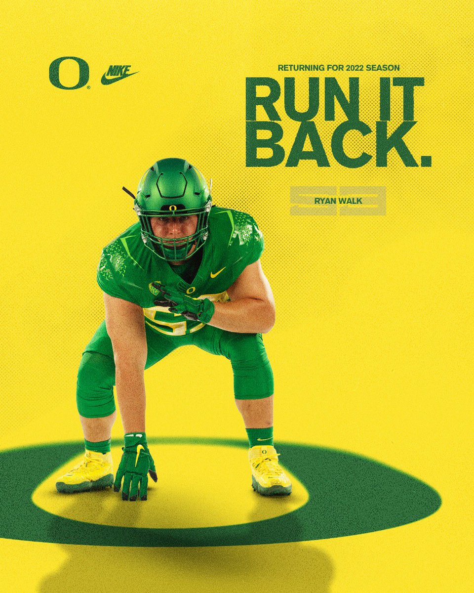 A lot of people go to college for 6 years. #GoDucks #RunItBack 🦆🦆