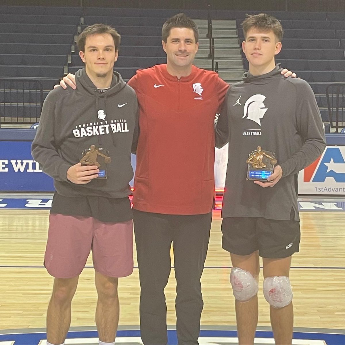 Conner Marchant and Elliot Spencer named to the Christopher Newport University Tournament All- Tournament Team