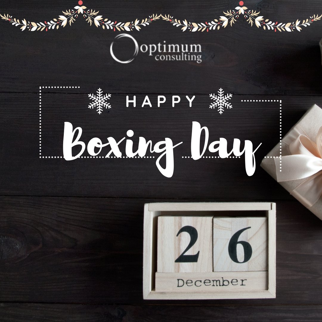 Have fun and have a great boxing day today everyone!

From Optimum Consulting Team

#boxingday2021 #optimumconsulting https://t.co/KupLQy4n8k