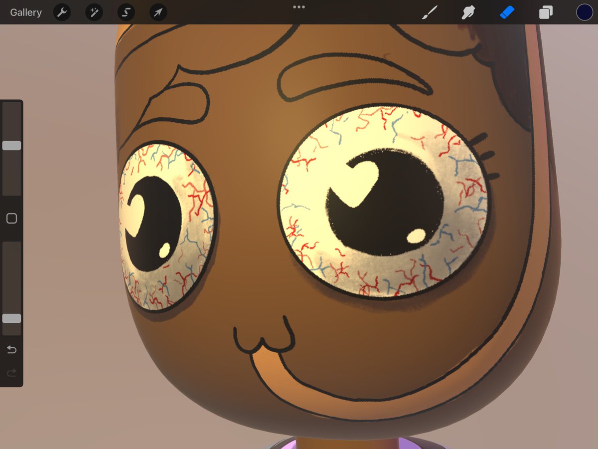 butterburg's tweet photo. Loving these eyes I made for my new profile picture lmao #art #Procreate @Procreate #procreate5_2 #digitalart https://t.co/qRHAtQRG9n