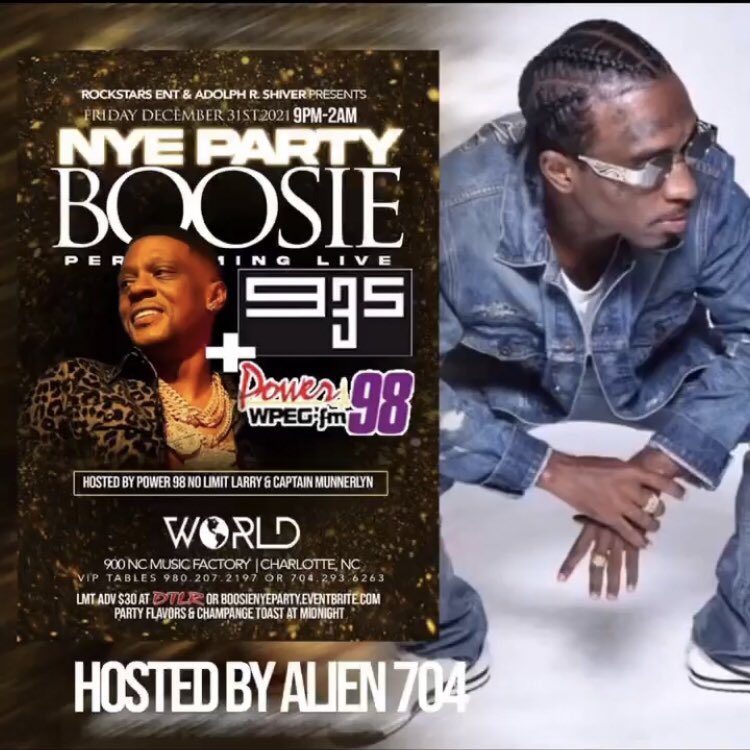 TheAlienWay's tweet image. .@BOOSIEOFFICIAL x @TheAlienWay 
TONIGHT 🔥
#CHARLOTTE 
#NYE