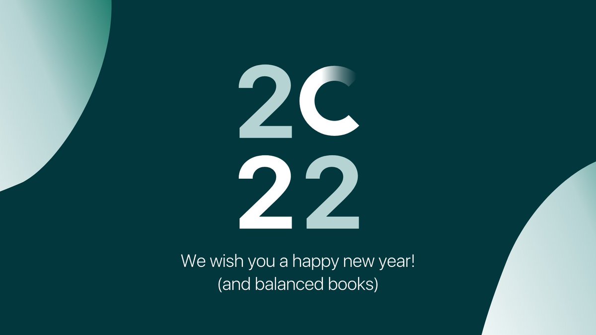 The end of the year can be a busy time for #accounting teams. We wish you all complete ledgers, timely reports, and balanced books!

We are so excited for what 2022 has in store for #crypto. Keep your eyes peeled 👀 We'll be coming into Q1 hot 🔥
