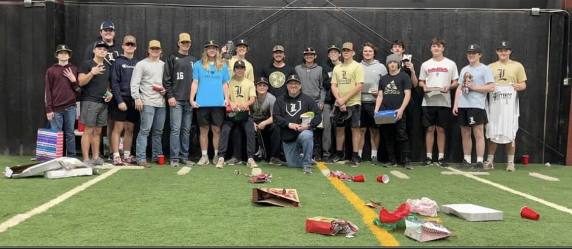 Lorettobaseball's tweet photo. The Annual Christmas party was a success! The guys got together, played games, ate some great food made by the parents, and then played dirty Santa! Great way to end the year and looking forward to a great &amp; exciting LHS baseball season! https://t.co/sntdI9sPrE