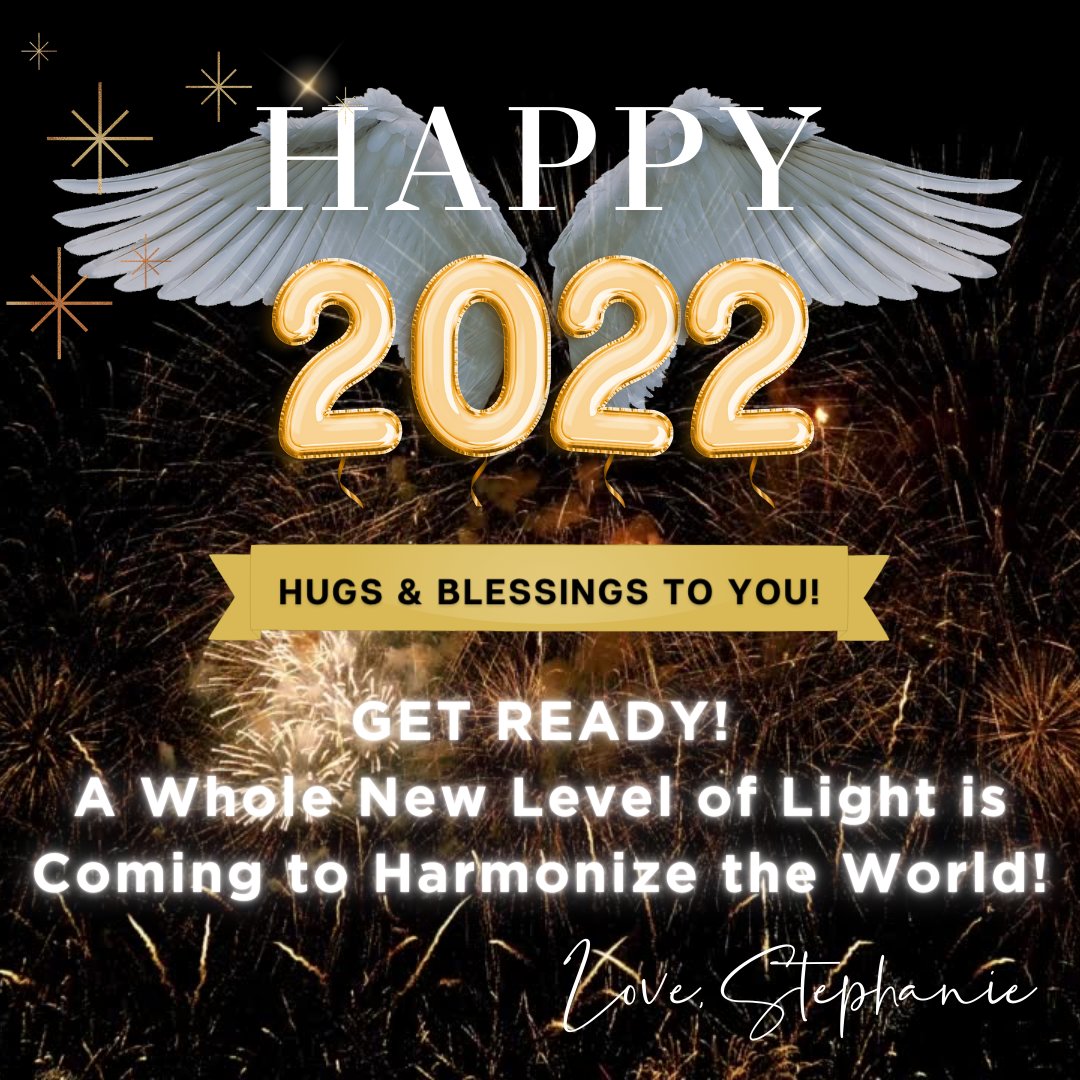 AngelicAcademy's tweet photo. HUG ANGELS!! WE MADE IT!! It is already 2022 in many corners of our beautiful Harmonic Earth and I just wanted to say HAPPY NEW YEAR, BELOVED ONES! MAY 2022 RING IN HARMONY FOR ALL and more LOVE than we know what to do with! :) https://t.co/RWzr1AeZTu