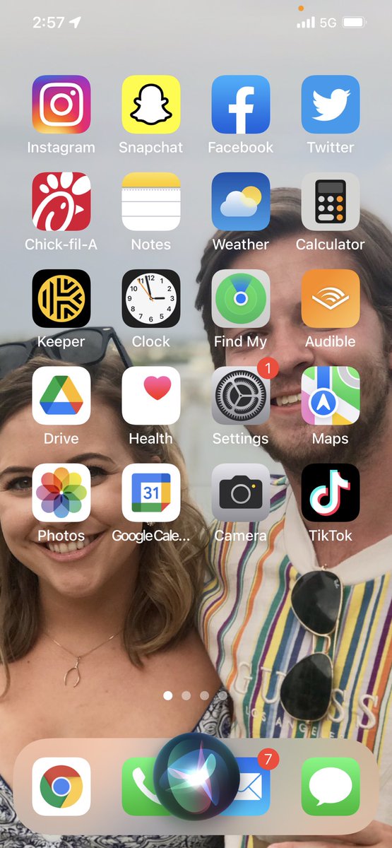 SarahEPrewitt's tweet photo. My New Year’s Resolution? To figure out how to stop taking screenshots of my Home Screen by mistake.  #NewYear2022 #resolutions2022 https://t.co/5a9B95xFS2