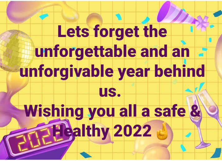 Ananthaforu's tweet photo. #2022NewYear
#StaSafe and Stay Alive. https://t.co/U3U2tWP6l6