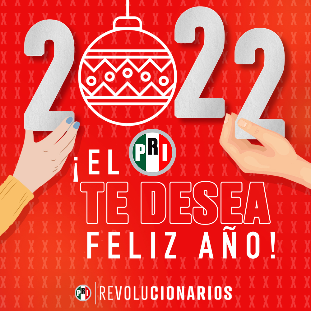 PRI_Nacional's tweet photo. ¡En el PRI les deseamos un feliz y próspero año nuevo! https://t.co/rxA25vD5ae