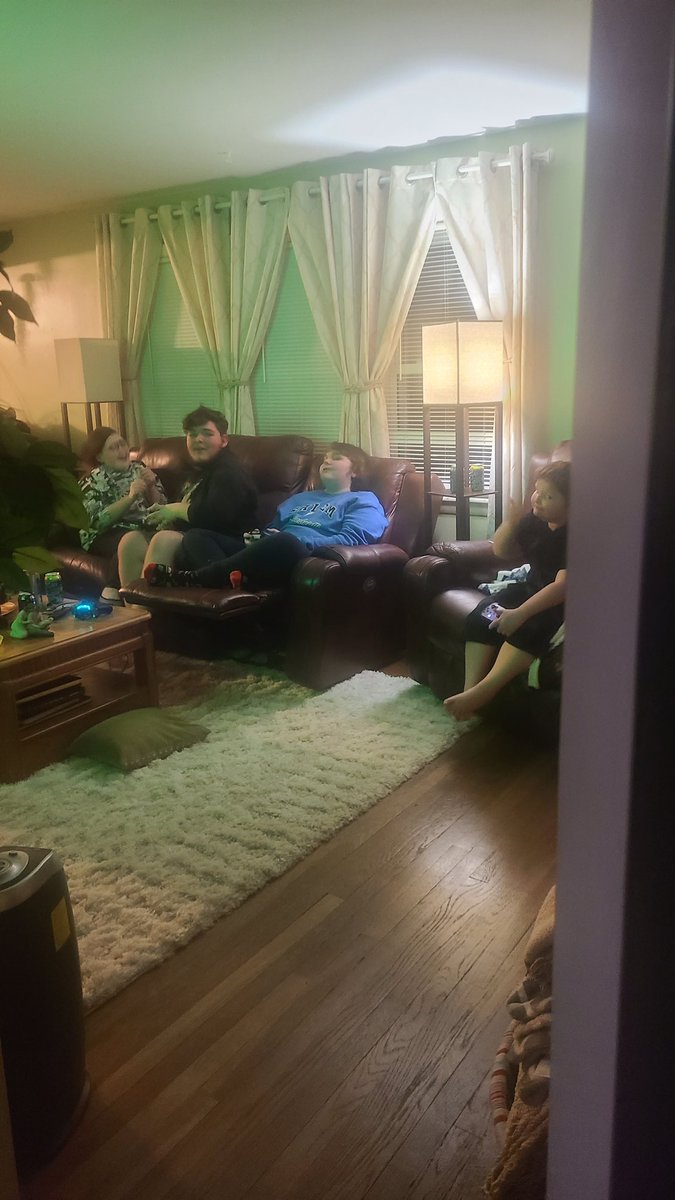 Had to choose between adult New Years fun or providing a place where these guys can pretend life is normal for awhile... the kids need the break more than I do. Love being their safe place