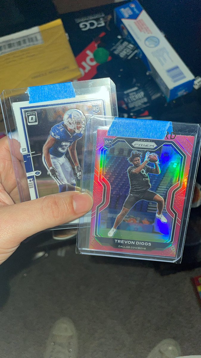 SSideUpCards's tweet image. S/o to @texasyaz12 for these daddy diggs cards! 2 more added to my trevon collection. 😈😈