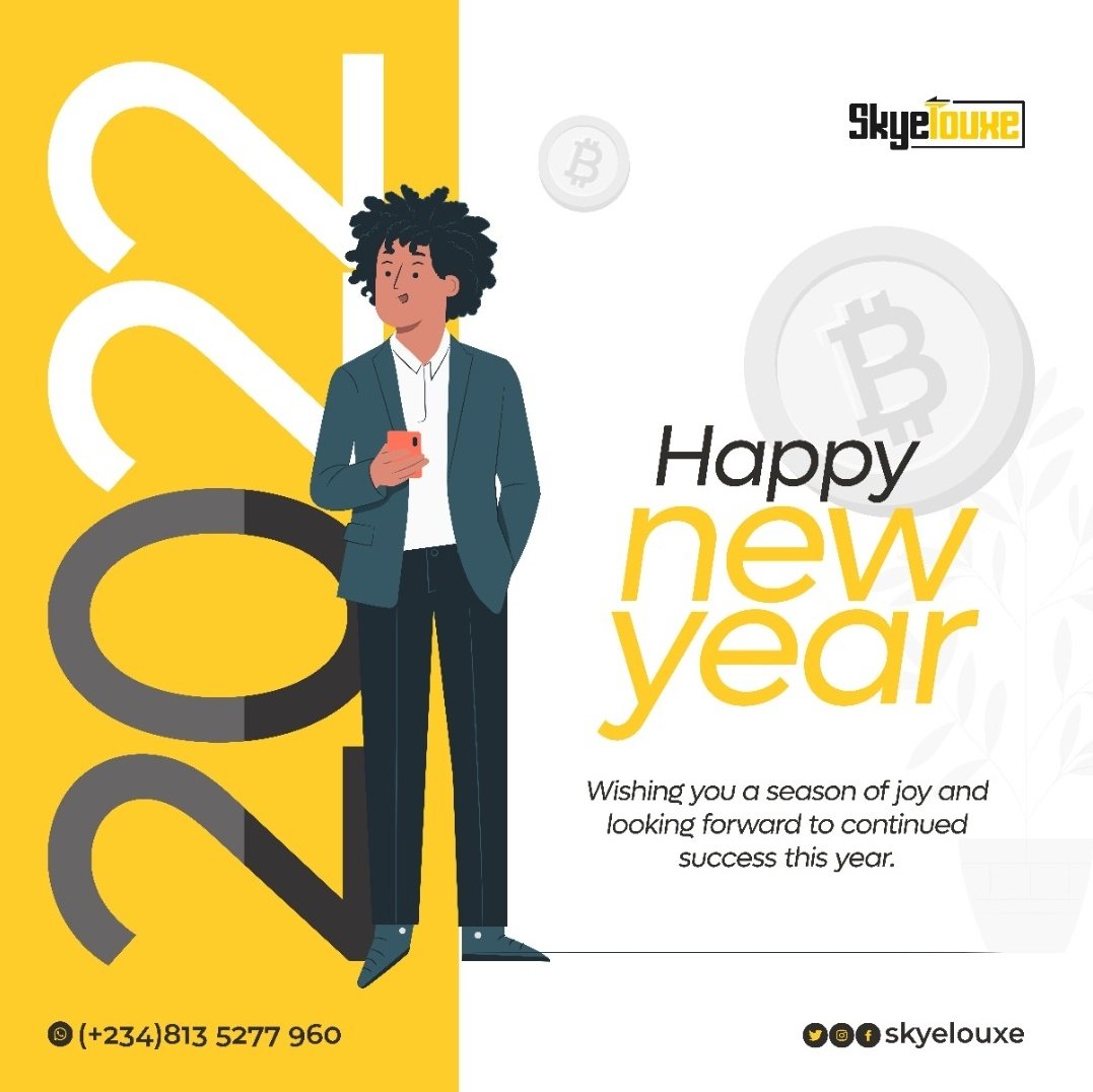 skyelouxe's tweet photo. Happy new year to you all ❤ 

#Skyelouxe! #safe #fast #reliable 💯

#bitcoin #btc #giftcards #naira #exchange #trade #p2p  #peertopeer #trust #NewYear2022 #2022NewYear #crypto #HAPPYNEWYEAR2022 #Bitcoin #crypto https://t.co/HFQxmO13n1