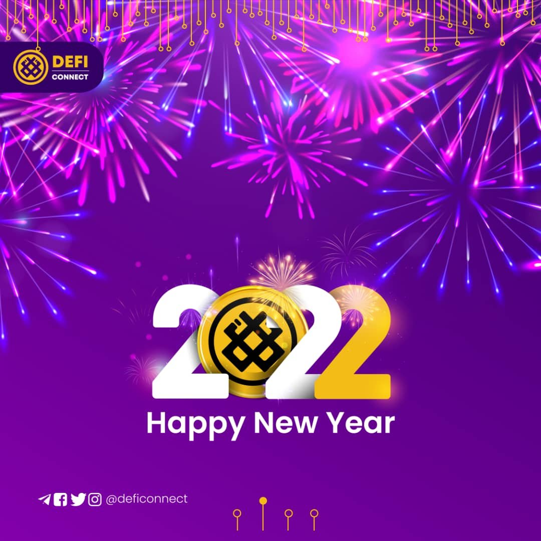 Welcome to 2022 to all deficonnectors

Congratulations.

Happy New year!

#DefiConnect is set to moon with #dfc