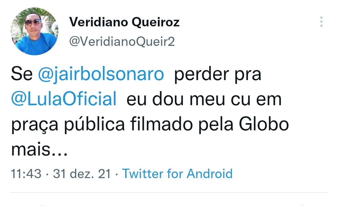 Gustavramski_'s tweet photo. O @VeridianoQueir2 tá querendo é P*ica e não tá sabendo pedir 🤦‍♂️ https://t.co/5BHZa1IlJc