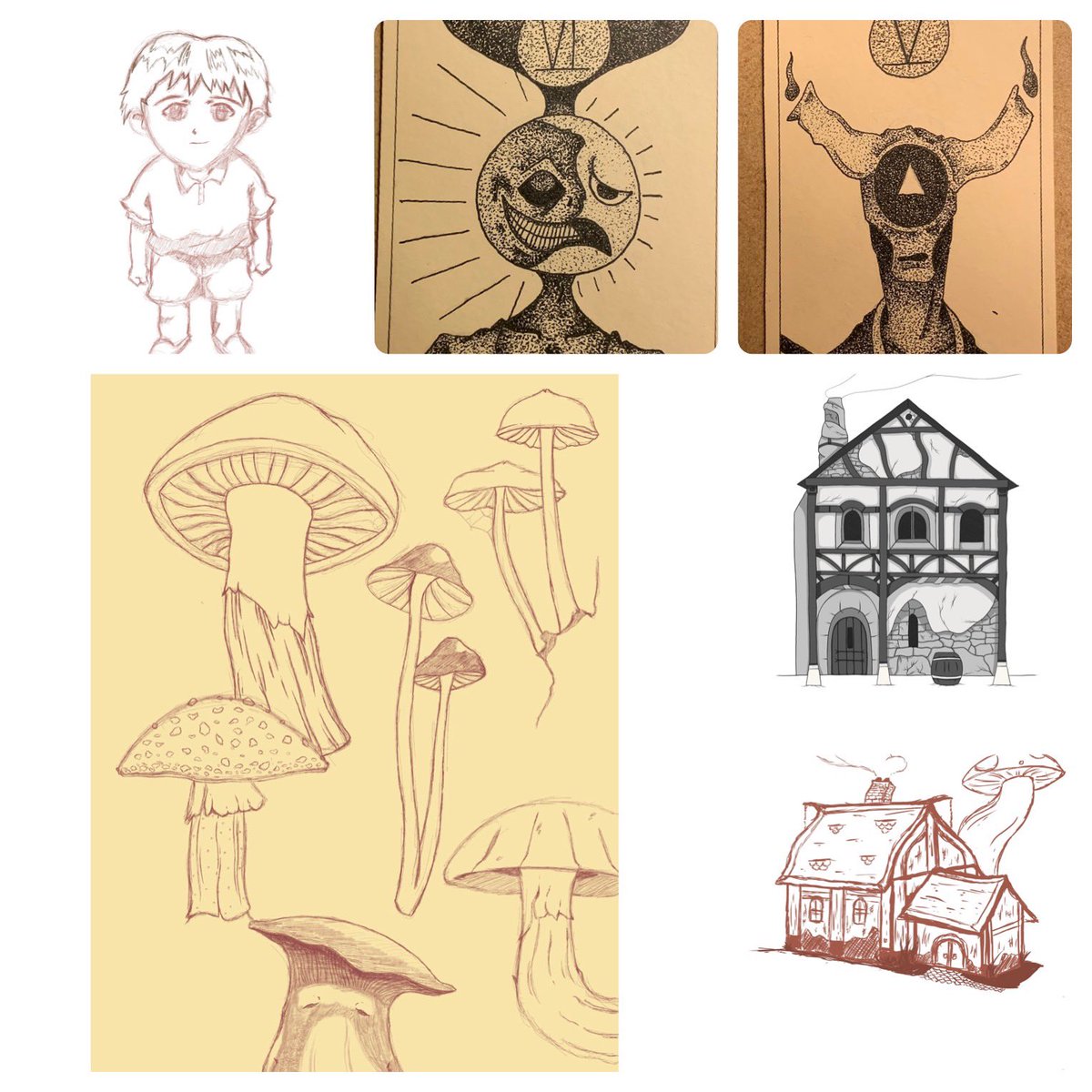 Feepis__'s tweet photo. Just a small year in review. I did a bunch of personal art and a bunch of stuff that I’m holding off on posting that I’m making for a big project. Hopefully I can post more next year :D https://t.co/2XBYp61FQe