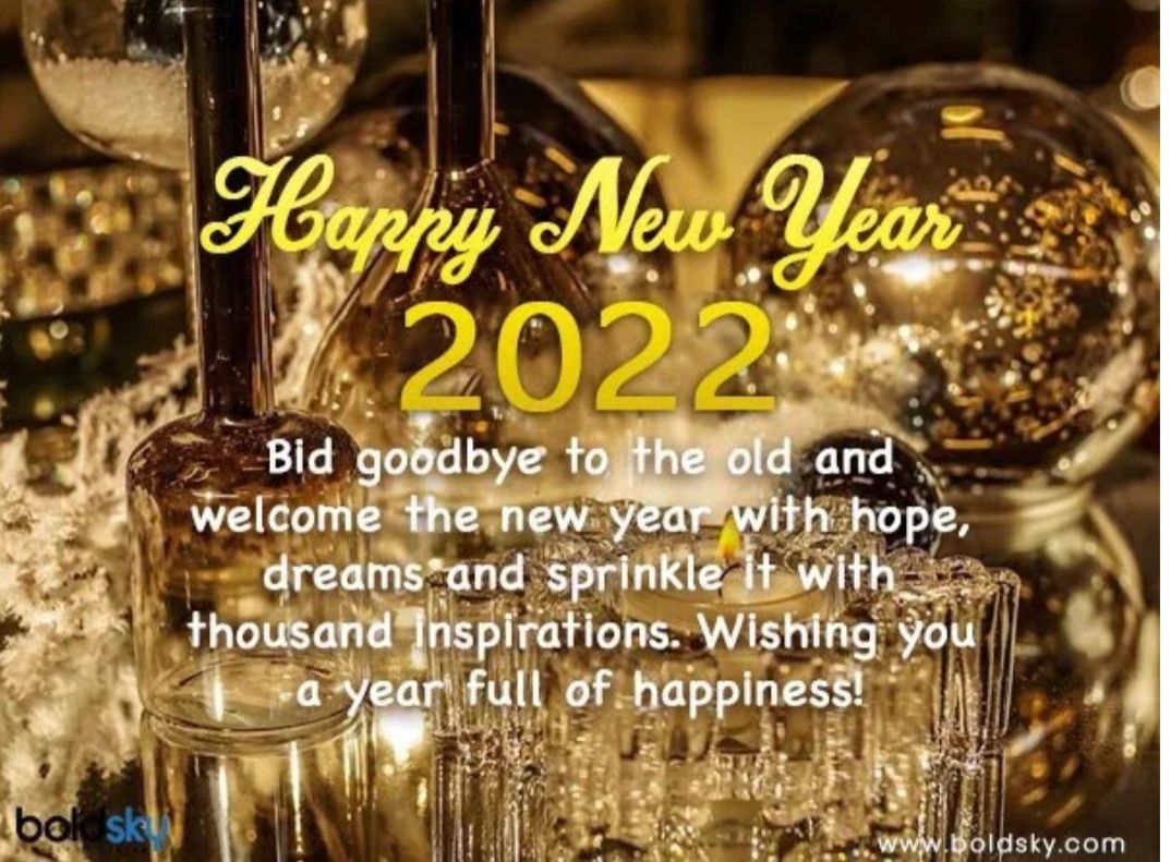 Happy New Year!!! All the very best for 2022 let's rock it 👨‍🍳🍾
