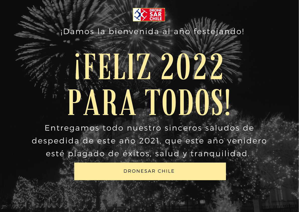 Entregamos todo nuestro sinceros saludos de despedida de este año 2021, que este año venidero esté plagado de éxitos, salud y tranquilidad.

En especial a nuestros voluntarios y voluntarias a nivel país, nuestros alianzas creadas y equipos de emergencia a nivel nacional.