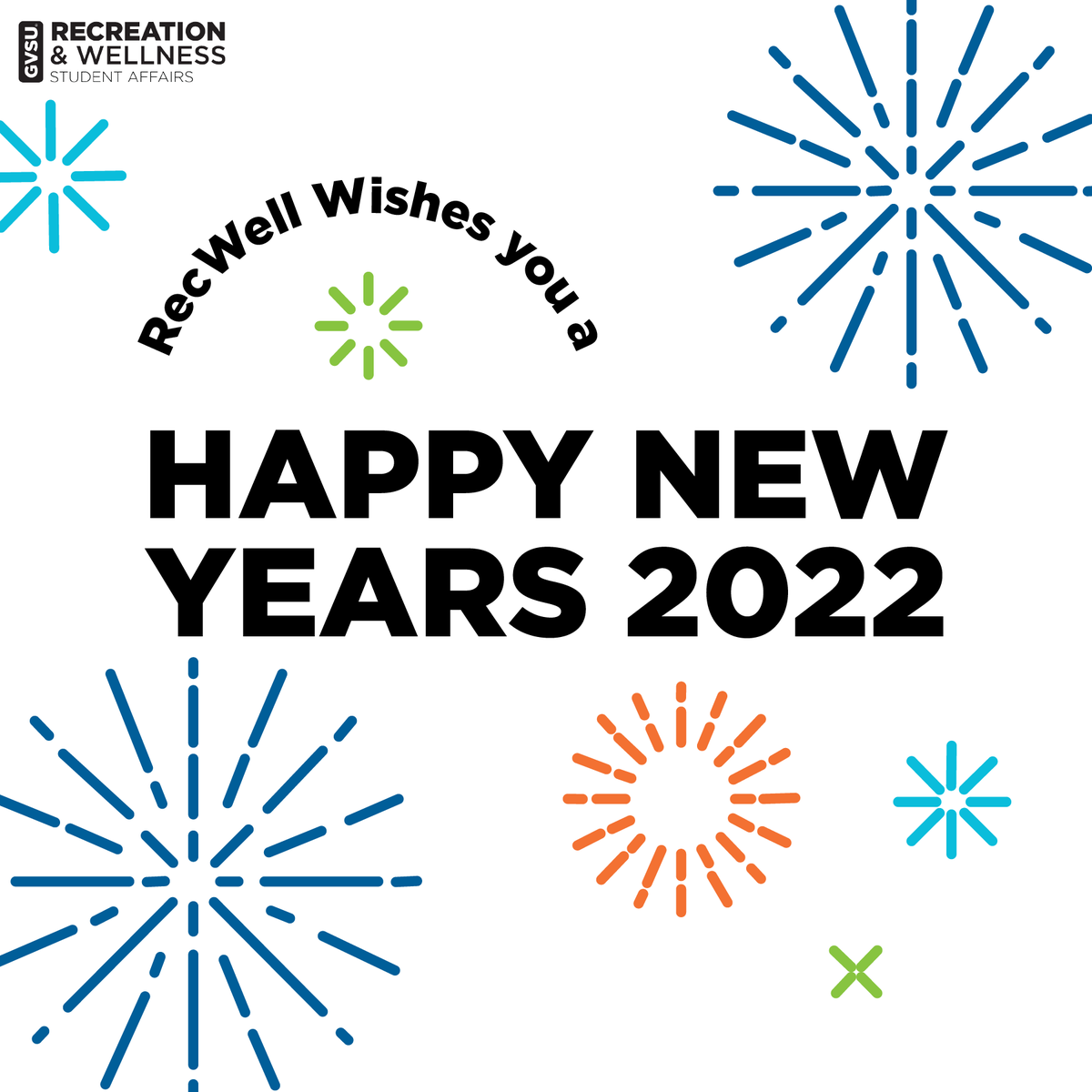 GVSURecWell's tweet photo. Here's to a happy and healthy 2022, from RecWell to you!
#HappyNewYear #GVSU #GVRecWell https://t.co/0ZdUg0cLFJ